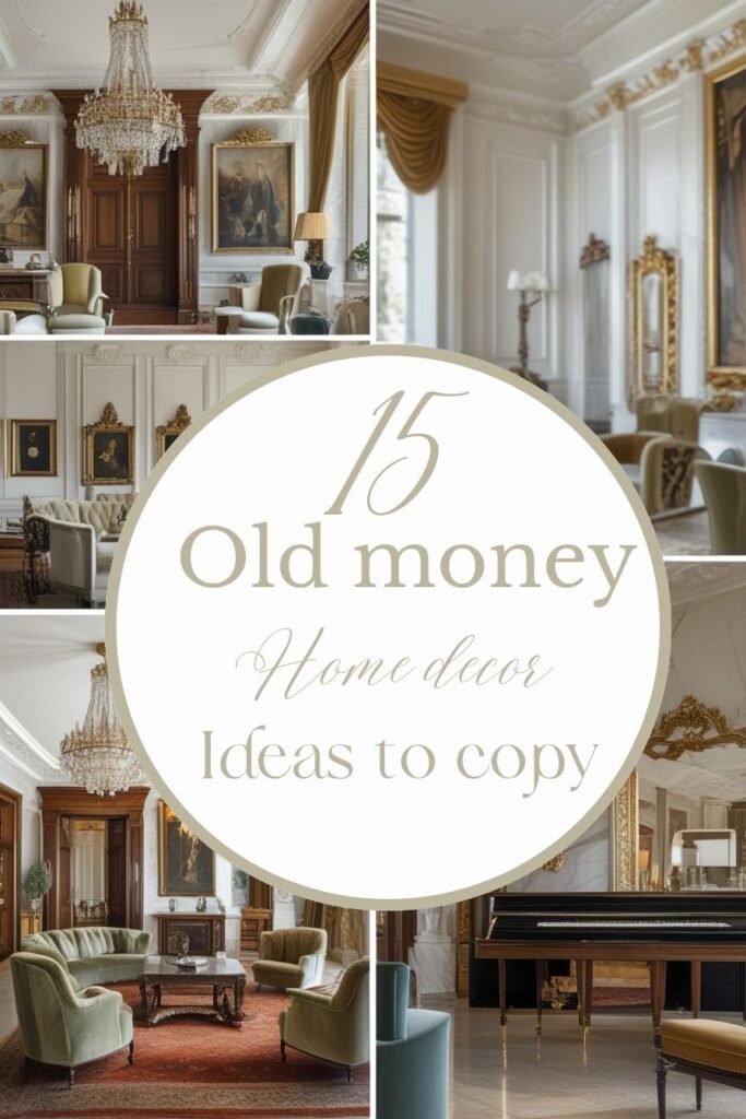 15 Old Money Home Decor Ideas