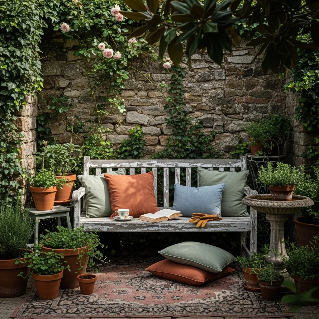 Bohemian Dreamscapes: 15 Enchanting Garden Designs with Upcycled Treasures