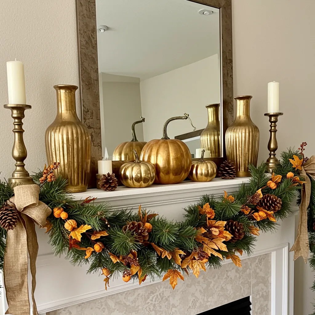 15 Ways to Dress Up Your Fireplace for Autumn