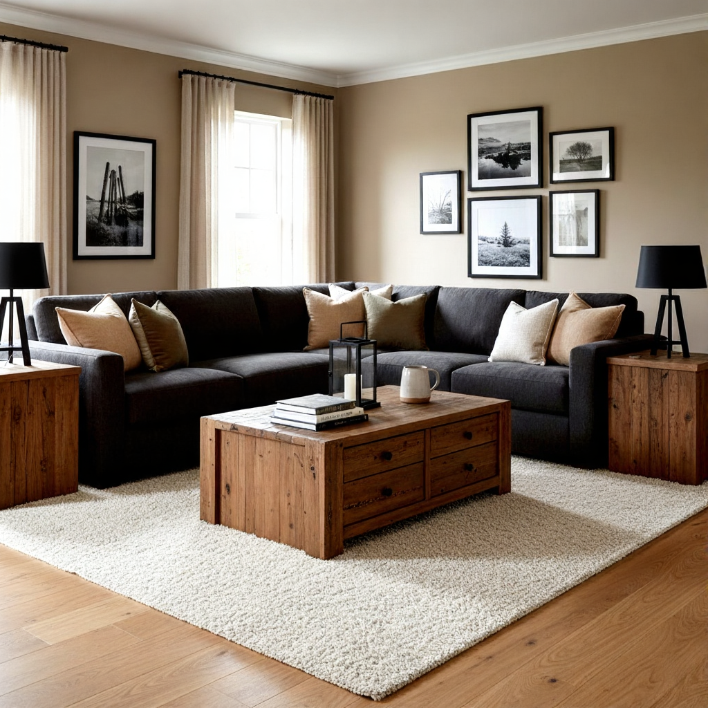 15 Farmhouse Living Room Ideas That Make a Gray Couch Look Stunning