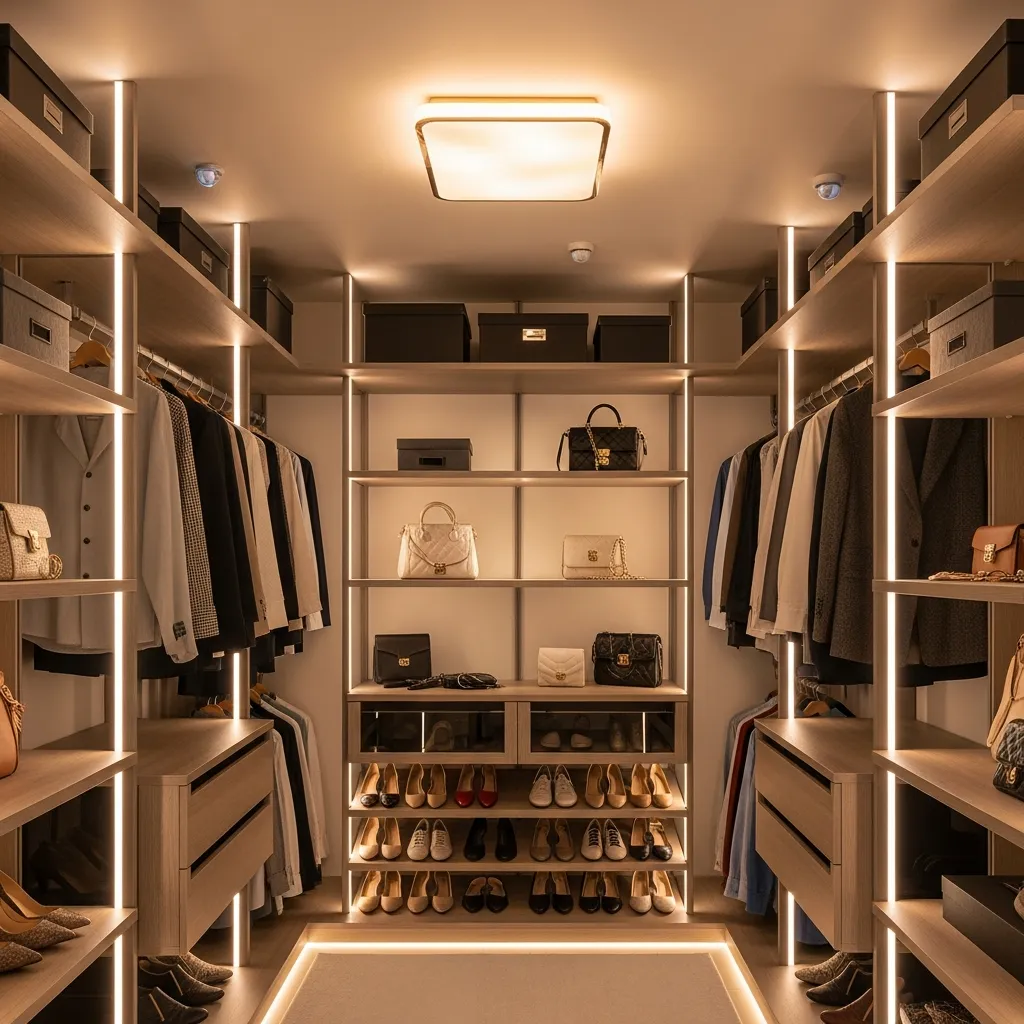 Top 15 Stylish Small Walk-In Closet Ideas