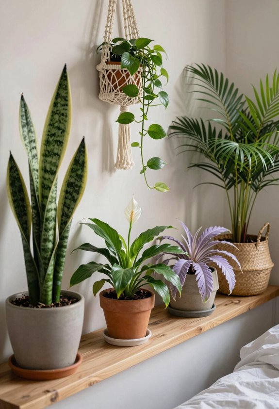 air purifying plants enhance sleep