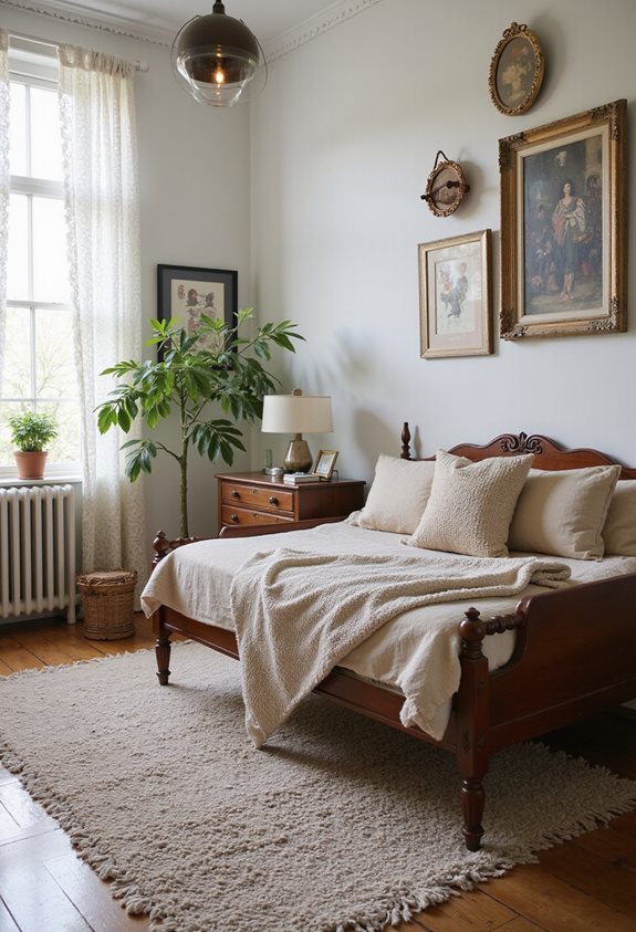 antique modern eclectic bedroom style