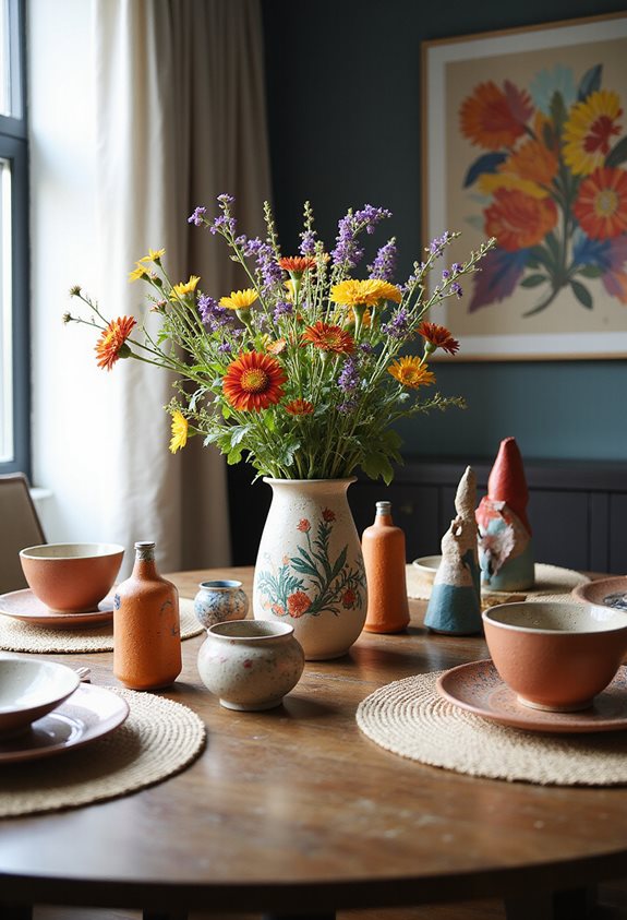 artistic ceramics enhance tables