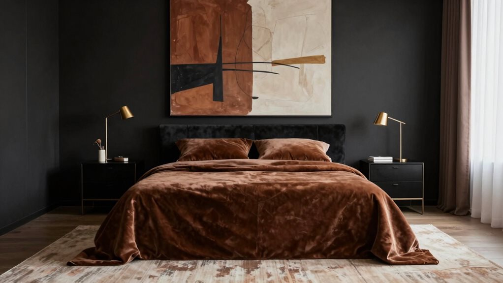 24 Black and Brown Bedroom Ideas