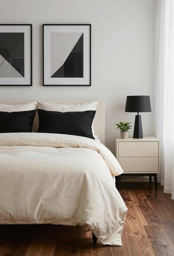 black and cream elegance