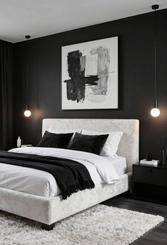 black and white furniture options