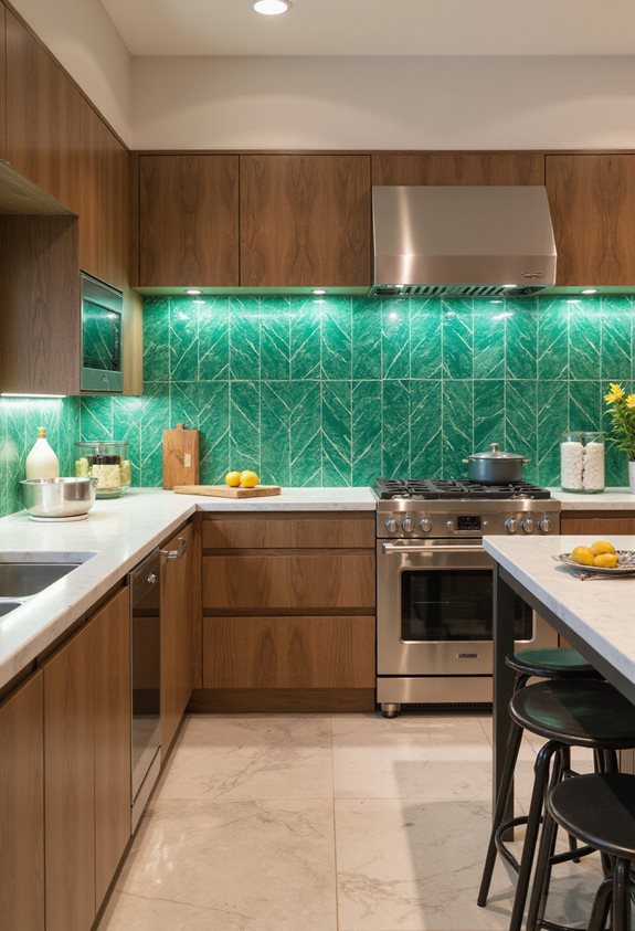 bold and unique backsplashes