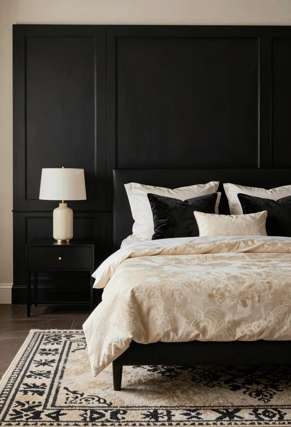 bold black and cream design