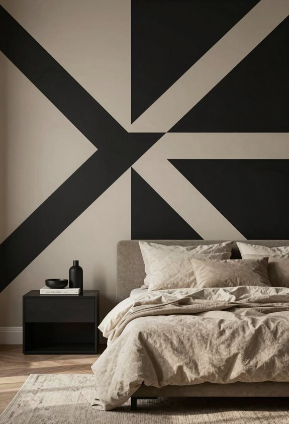 bold black beige accents