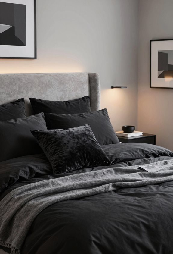 bold black soft grey