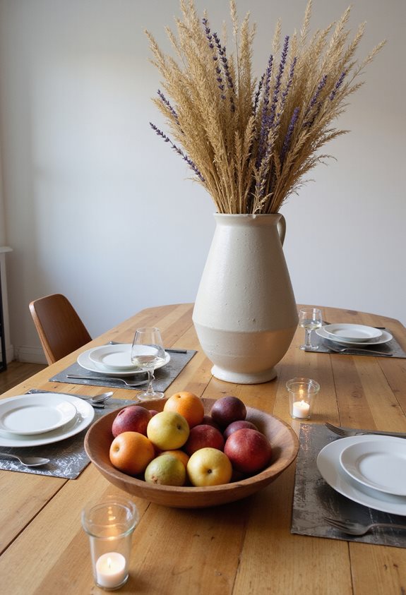 bold centerpieces enhance kitchens