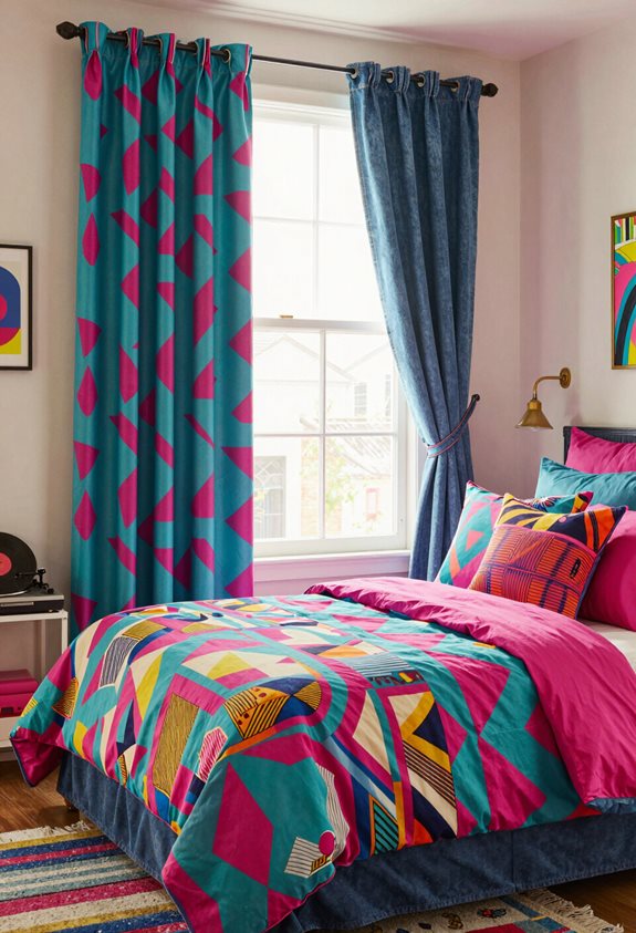 bold prints soft pastels