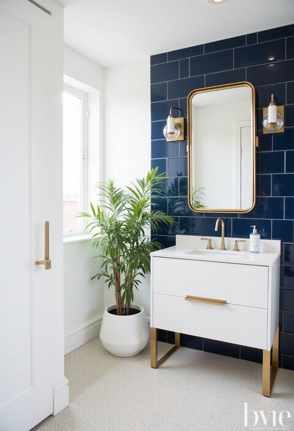 bold tiles subtle placement