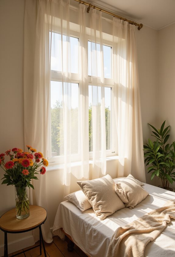 bright airy serene ambiance