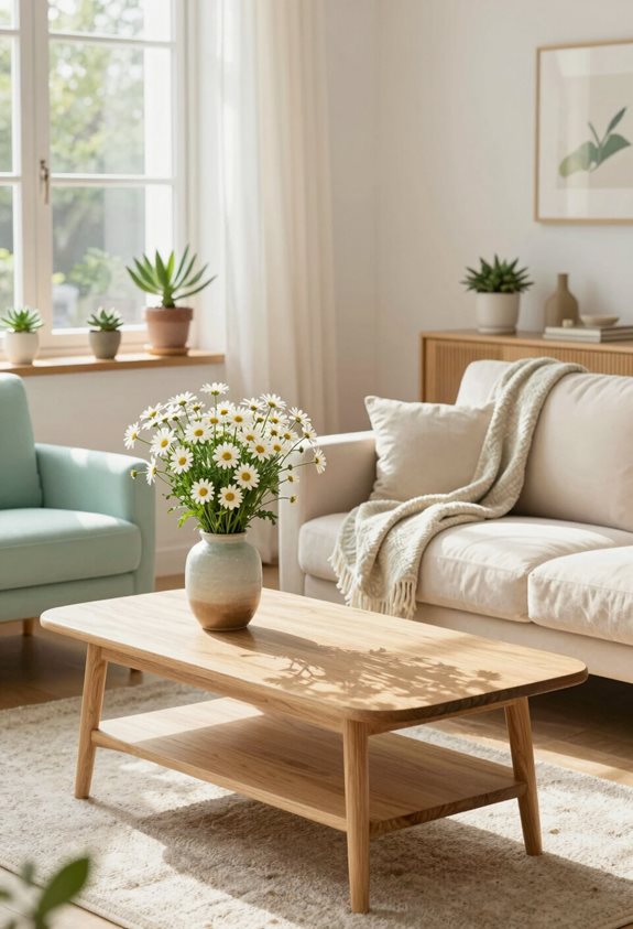 bright inviting light wood