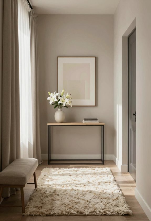 calm and inviting entryway