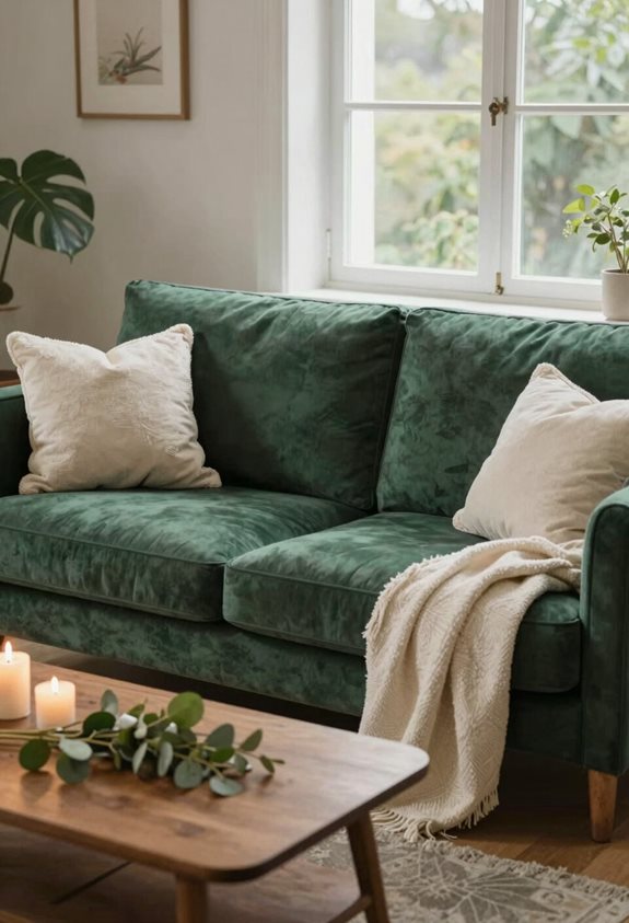 calm serene living room