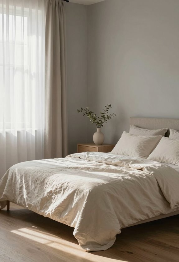 calming neutral bedroom tones