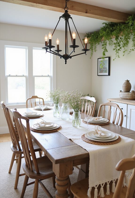 charming rustic farmhouse setting
