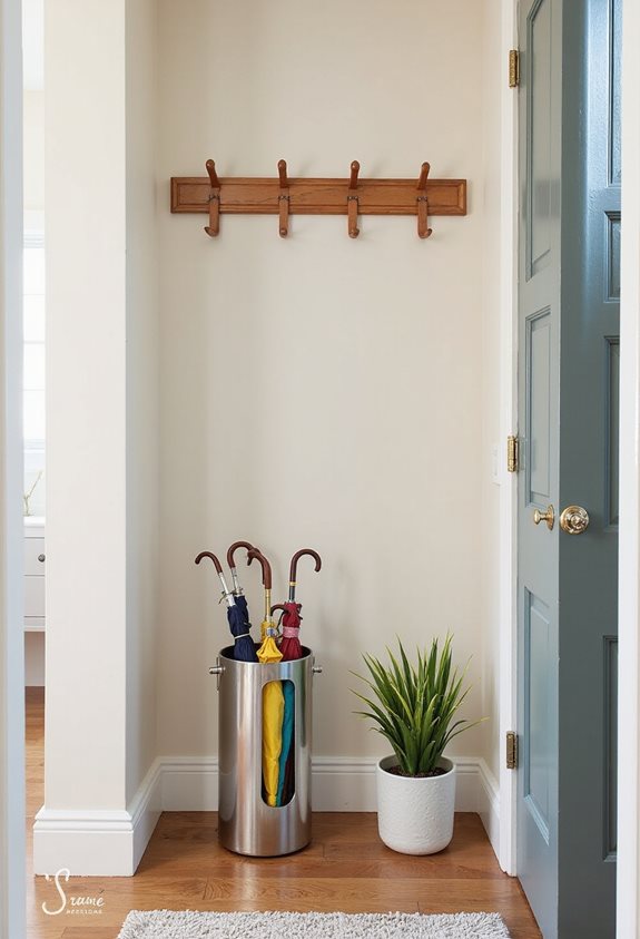 coat rack and umbrella stand