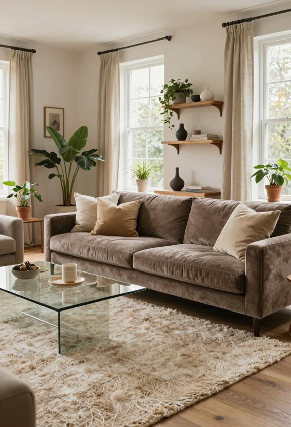 comfortable durable living materials