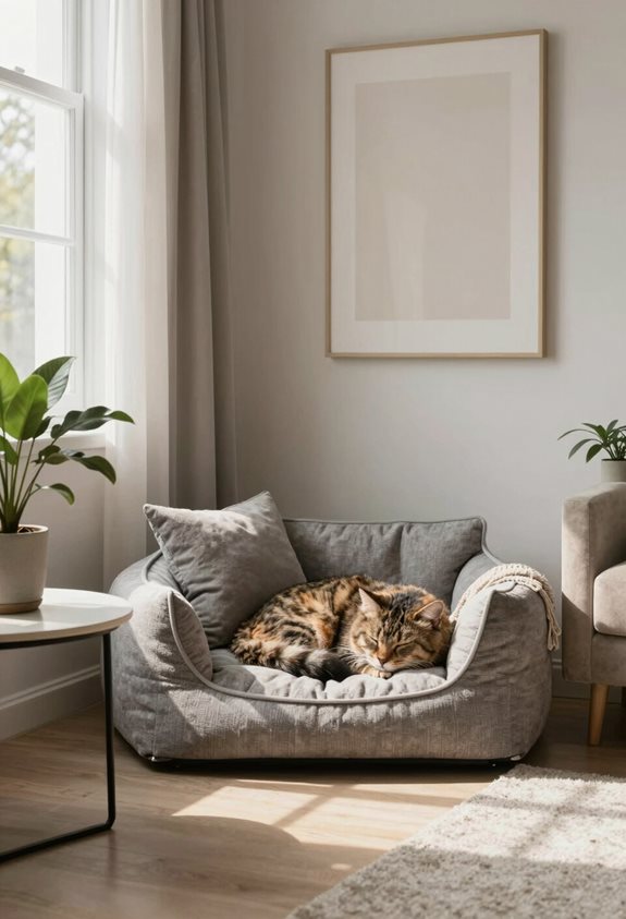 cozy corner pet bed