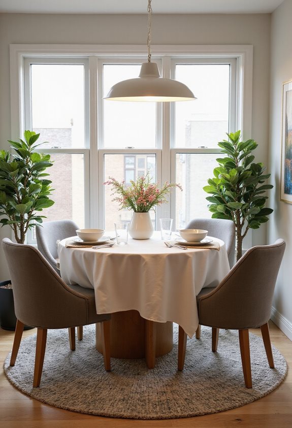 cozy dining room transformation