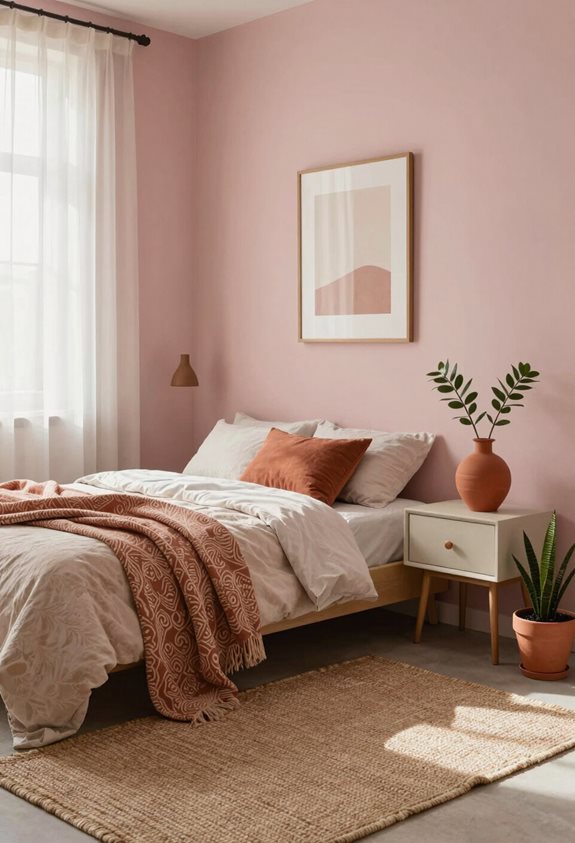 cozy earthy pink retreat