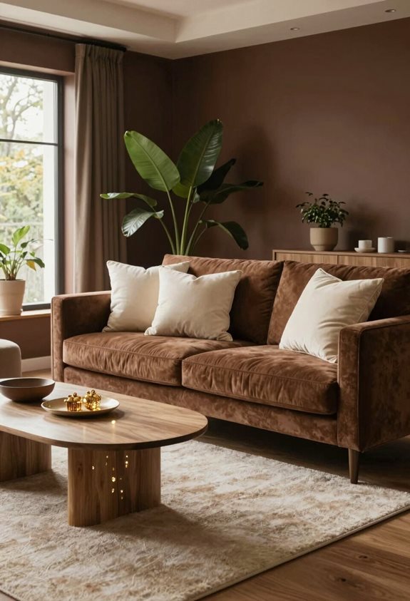 cozy elegance with contrast