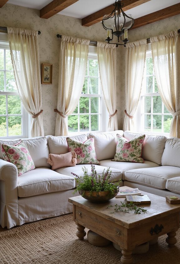 cozy floral cottage vibes