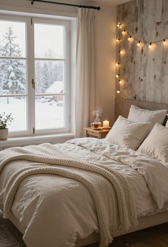 cozy hygge bedroom essentials