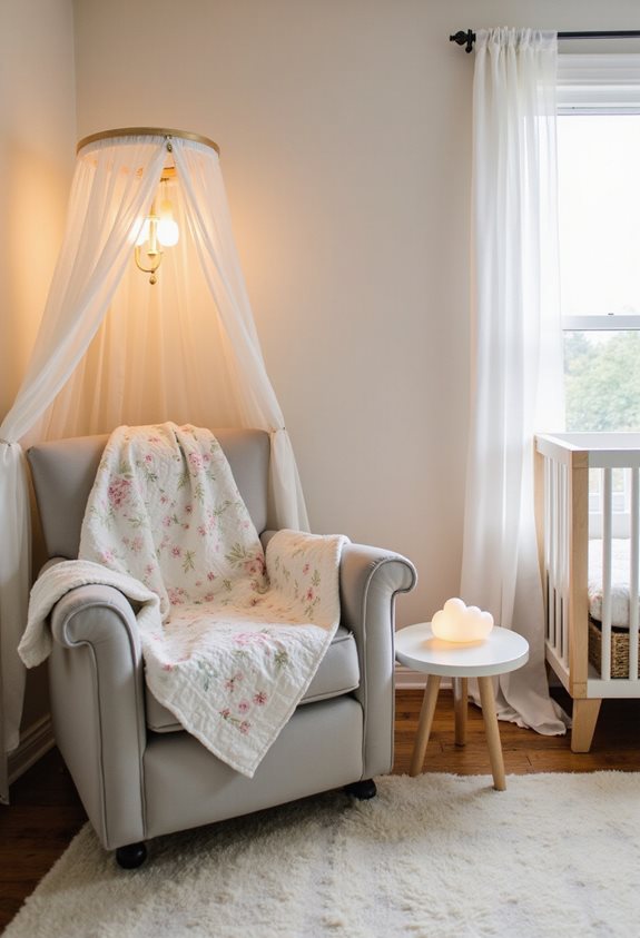 cozy quiet nursery corner