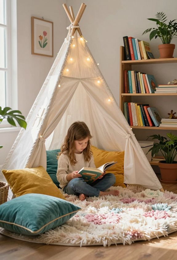cozy reading nook design