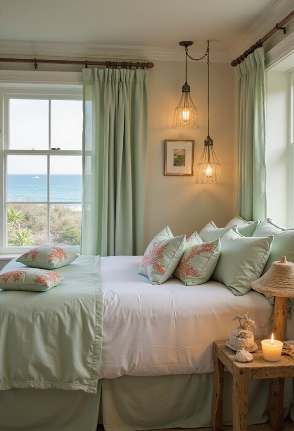 cozy seaside retreat lighting
