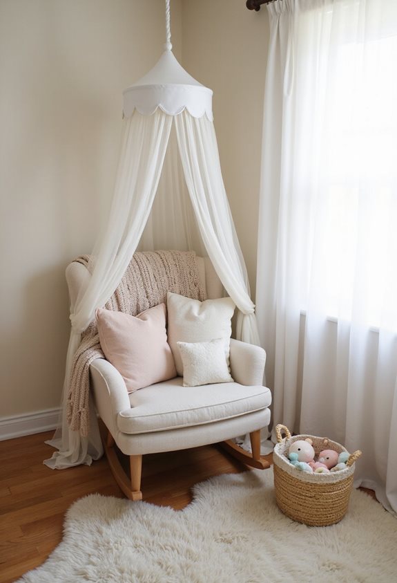 cozy soft textiles nursery