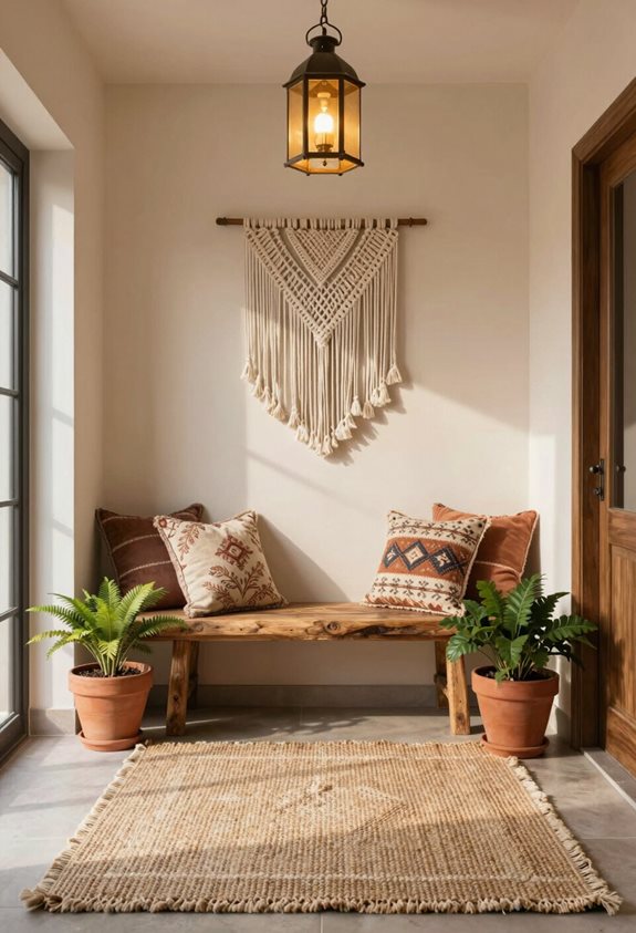 cozy textured entryway vibes