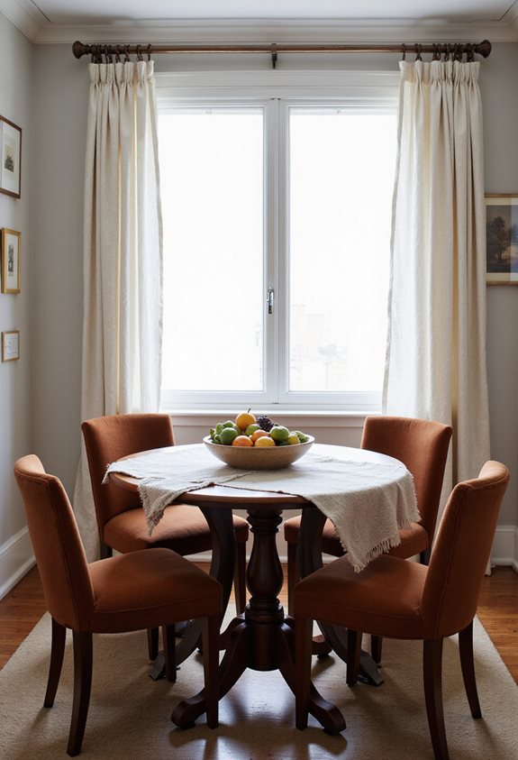 cozy upholstered seating warmth