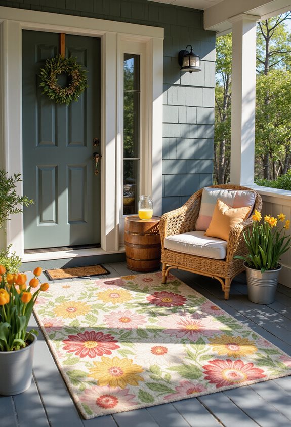 cozy weatherproof outdoor rug