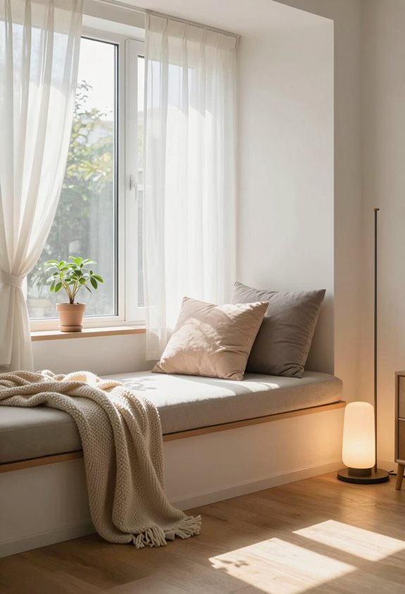 cozy window seat retreat