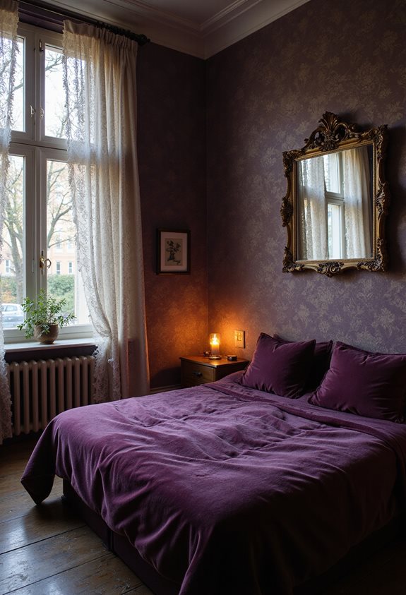 dark subtle patterned wallpaper