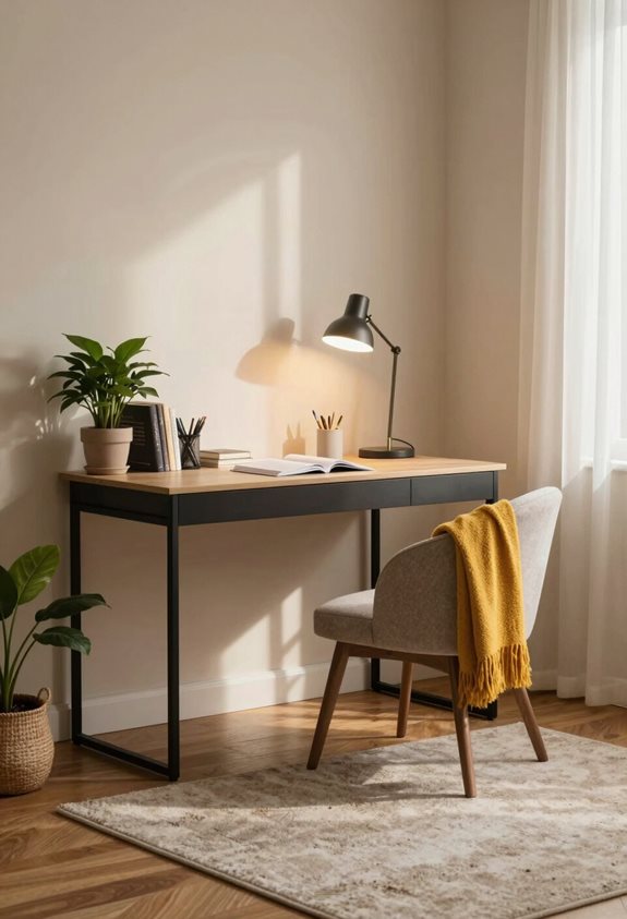 dedicated study nook setup