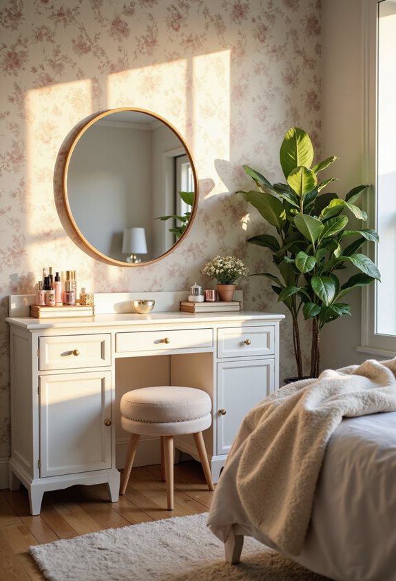 dressing area for convenience