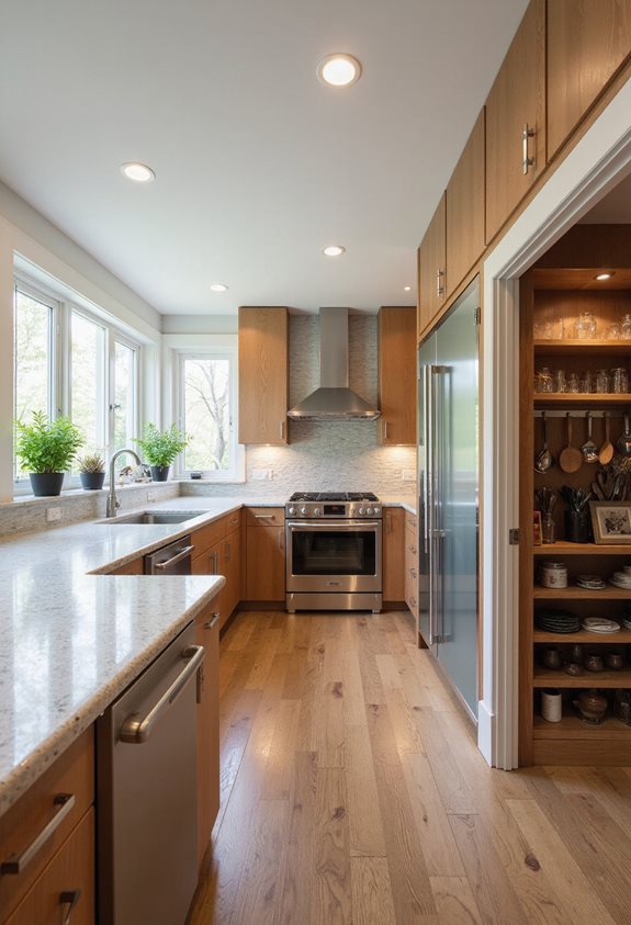 efficient kitchen cooking flow