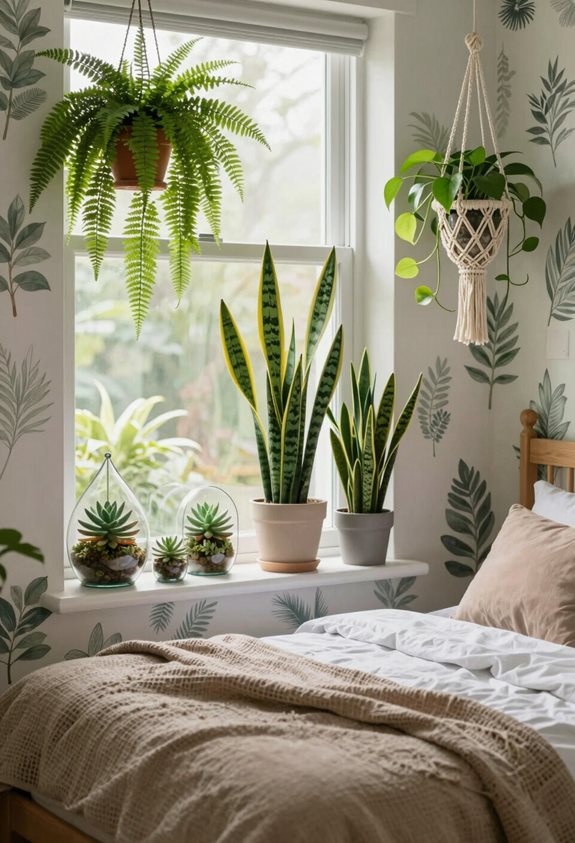 enhance ambiance with plants