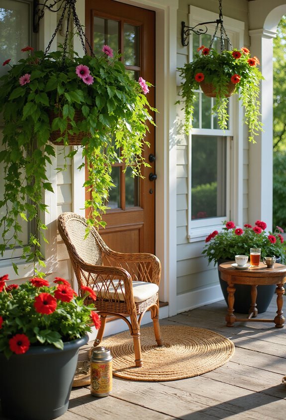 eye level greenery for porches