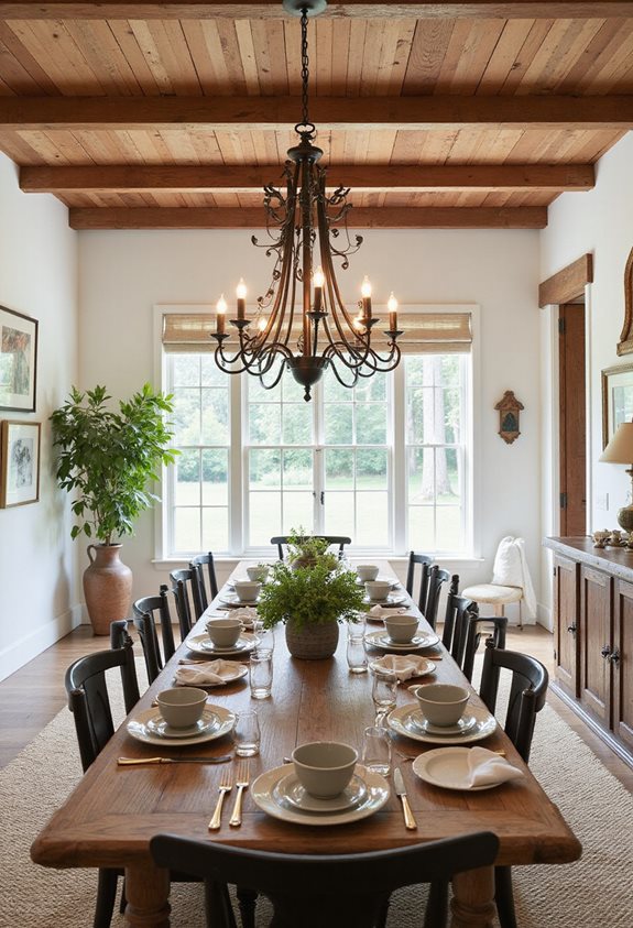 farmhouse lighting warm appeal