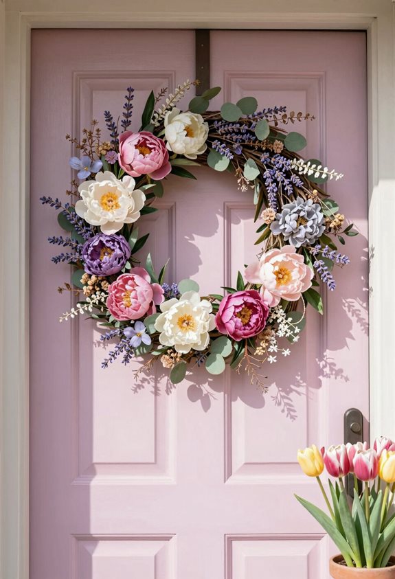 floral wreaths for spring