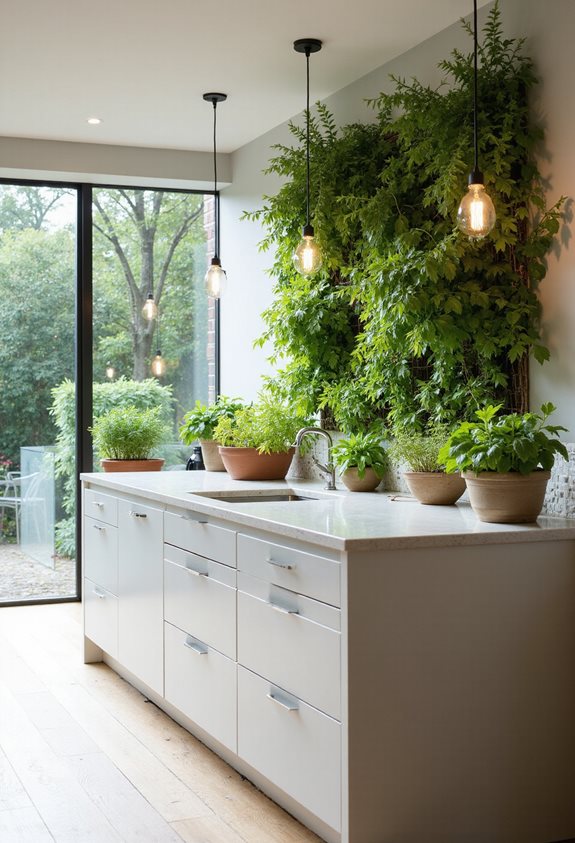 fresh herbs brighten kitchens