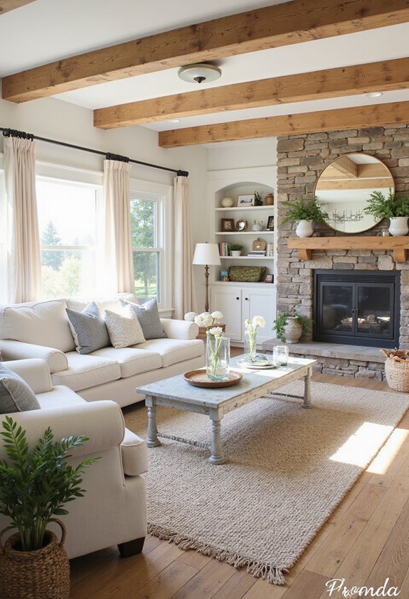 galvanized metal adds warmth